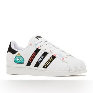 Adidas KEVIN LYONS X SUPERSTAR BIG KIDS 'CREATE YOUR FUTURE' | NEW in BOX/NWT!!
